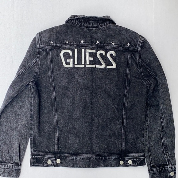 New GUESS Men's Denim Jacket SZ S - Picture 1 of 12